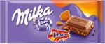 Milka Шоколад Daim 100 гр / Милка молочный шоколад с кусочками миндальной карамели / Германия