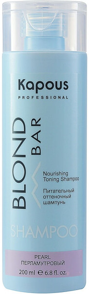 Шампунь BLOND BAR для тонирования волос перламутровый, 200 мл