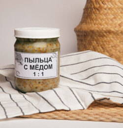 Пыльца цветочная с медом 500 гр