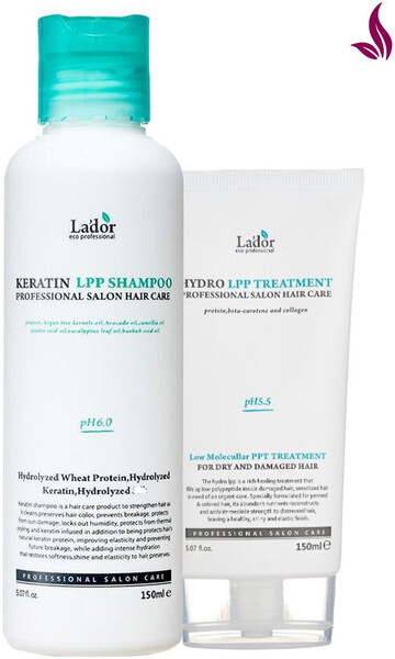 Маска Eco Hydro LPP Treatment pH 5.5, 150 мл + Шампунь Eco Hydro LPP Treatment pH 5.5, 150 мл