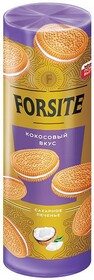 Печенье сахарное «FORSITE Кокосовый вкус» 208 гр.