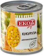 Кукуруза Еко консервирнная десертная , 160 гр, ж/б