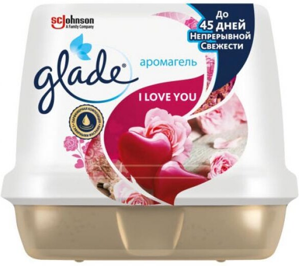 Аромагель GLADE I Love You, 180г Польша, 180 г