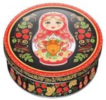 Печенье Сладкая сказка Матрёшки Сдобное с яблоком и корицей