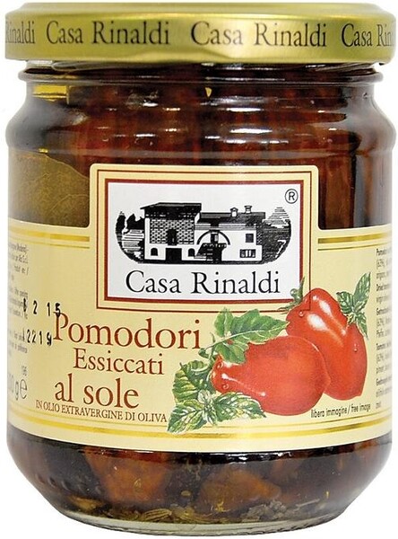 Помидоры Casa Rinaldi сушеные в оливковом масле E.V. , 200 гр, стекло