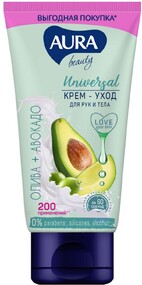 Крем-уход для рук и тела Aura Beauty Универсальный туба, 200 мл