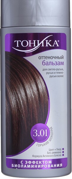 Бальзам для волос Тоника оттеночный 3.01 Горький шоколад 150мл