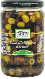 Оливки Средиземноморские Casa Rinaldi, 1,5 кг., стекло