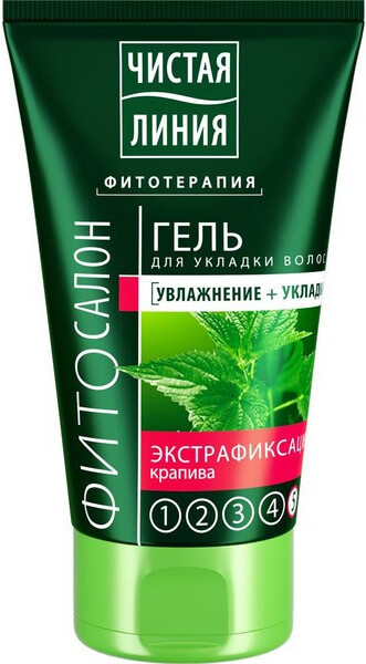 Гель для Укладки Волос Чистая Линия Экстрафиксация, 0.12л