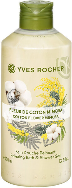 Гель для Душа и Ванны Хлопок и Мимоза, 400 мл