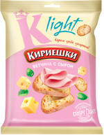 Сухарики Кириешки light ветчина с сыром, 33 гр., флоу-пак