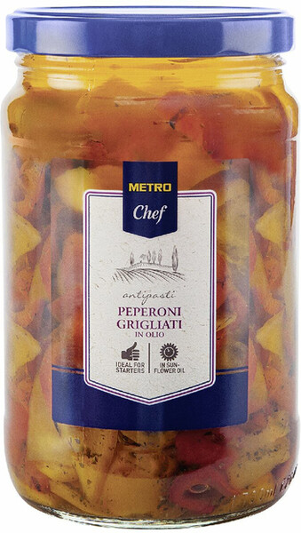 Перец Metro Chef гриль в масле 1600г