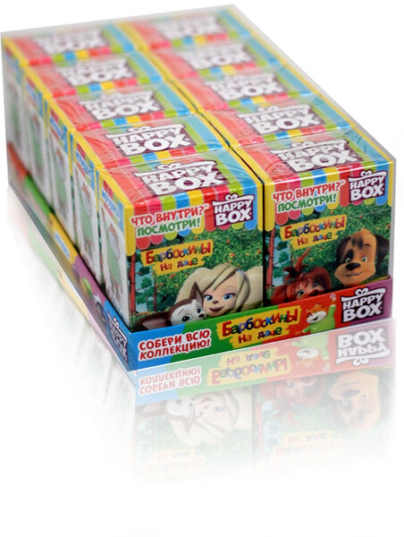 HAPPY BOX ЛУНТИК коллекционные фигурки+карамель в коробочке