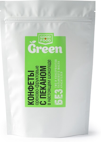 Конфеты Good Food Орехово-фруктовые с пеканом 150г