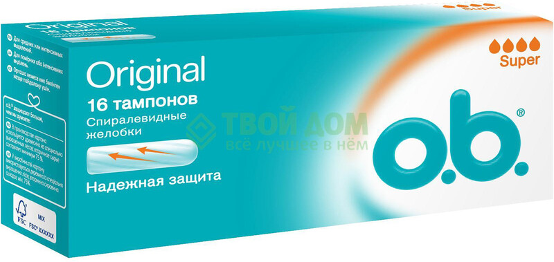 Тампон O.B. Original Super 32 шт