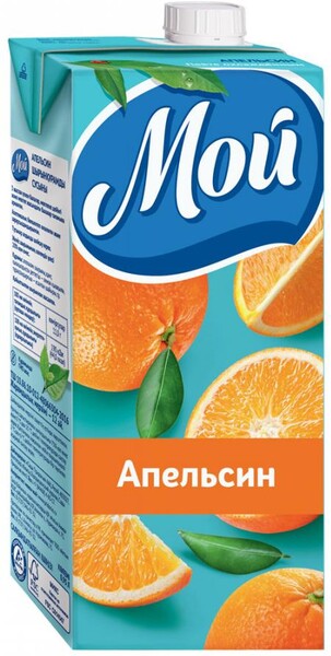 Напиток сокосодержащий МОЙ Апельсиновый, 0.95л Россия, 0.95 L