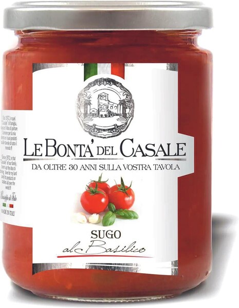 Соус с базиликом Le Bonta' Del Casale, 314 мл., стекло