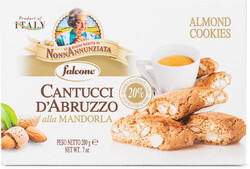 Печенье сахарное FALCONE Кантуччи с миндалем 200г Италия