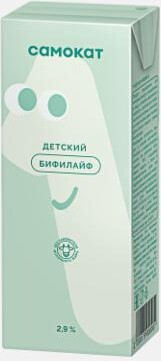 Бифилайф Самокат | детский, 2,9%, 210 г