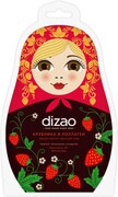 Лифтинг-маска для лица Dizao Natural Клубника и Коллаген черная 25г