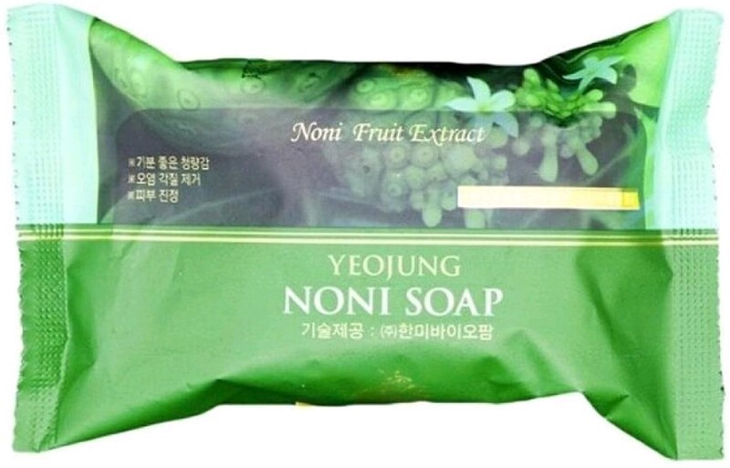 Мыло для лица Juno Yeojung «Отшелушивающее», с экстрактом фрукта нони, 120 г