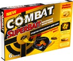 Инсектицид от тараканов Combat SuperBait, 6 шт.