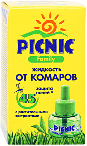 Жидкость Picnic Family от комаров 45 ночей