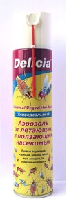 Аэрозоль от насекомых Delicia универсальный, 400 мл
