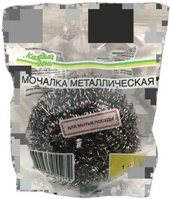 Мочалка для посуды «Каждый день» металлическая, 1 шт