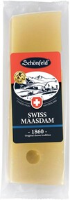 Сыр SCHONFELD Swiss Maasdam 48%, без змж, 150г Россия, 150 г