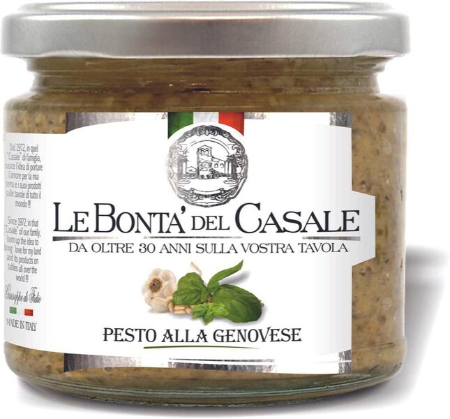 Песто Le Bonta' del Casale по-генуэзски, 212 мл., стекло