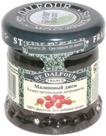 Джем St.Dalfour Малина 100% фруктов без сахара, 28 гр., стекло