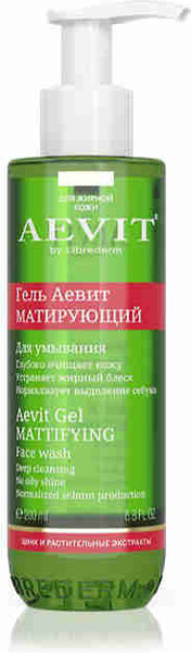 Гель для умывания Librederm Aevit by матирующий 200 мл