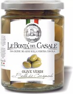 Оливки Le Bonta' del Casale сорт белла ди чериньола, 314 мл., стекло
