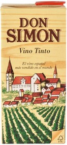 Вино Don Simon Vino Tinto красное сухое Испания, 1 л