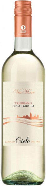Вино Cielo Trebbiano Pinot Grigio белое полусухое 12% 0.75л