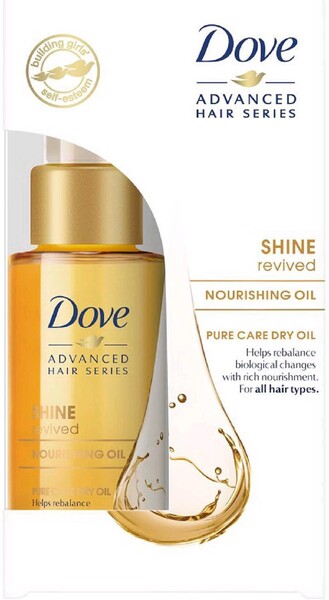 Сухое масло для волос Dove Advanced Hair Series «Преображающий уход», 50 мл