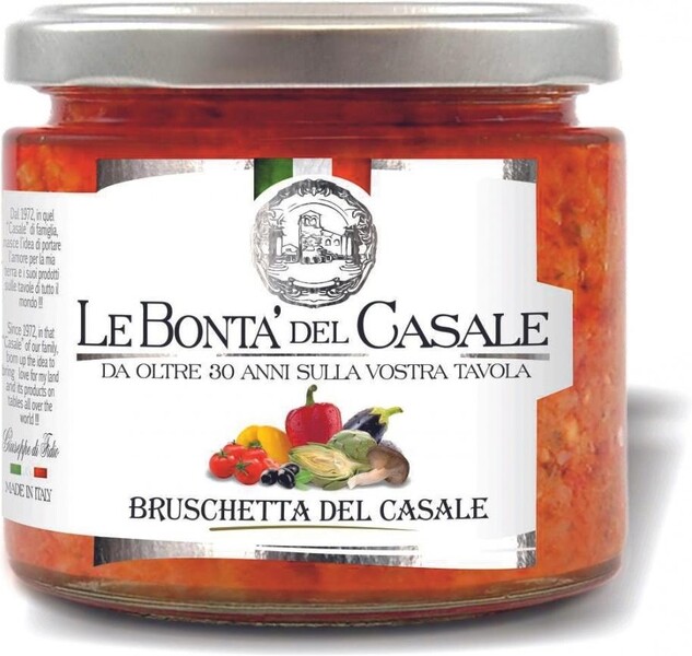 Брускетта Le Bonta' del Casale по-деревенски , 212 мл, стекло
