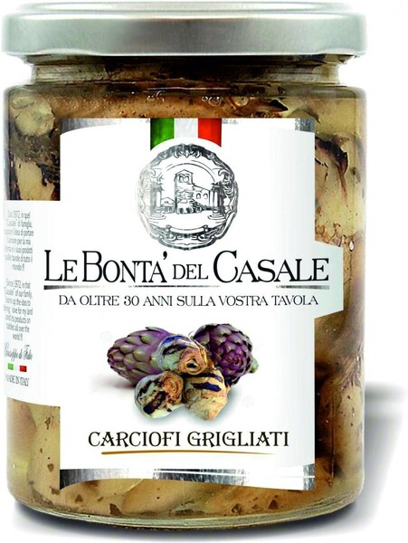 Артишоки Le Bonta' del Casale сердцевины на гриле , 314 мл, стекло