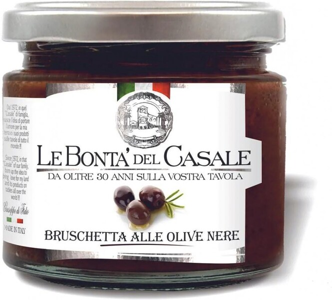 Брускетта Le Bonta' del Casale из маслин , 212 мл, стекло