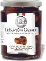 Лучок Le Bonta' del Casale Бореттане маринованный в уксусе, 314 мл., стекло