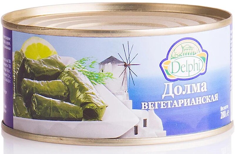 Долма Delphi вегетарианская, 280 гр, ж/б