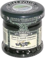 Джем St.Dalfour Черная Смородина 100% фруктов без сахара, 28 гр., стекло