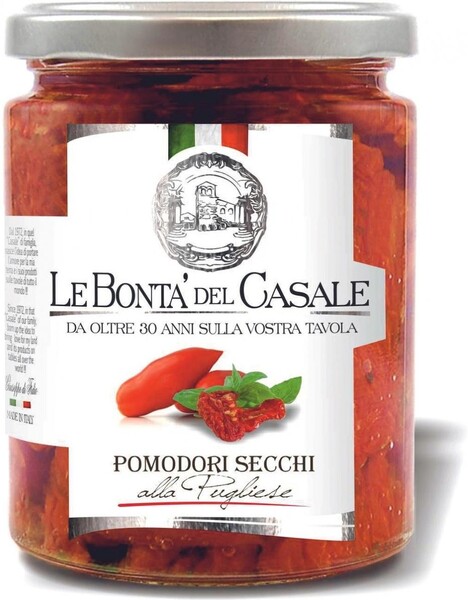 Помидоры Le bonda del casale вяленые по-апулийски , 314 мл, стекло