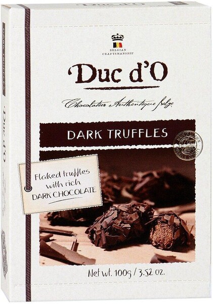 Набор конфет Duc d'O Трюфель из черного шоколада, 250 гр., картон