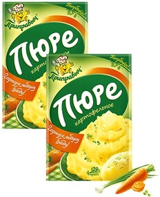 Картофельное пюре с молоком Приправыч, 120 гр., картон