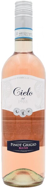 Вино Cielo Pinot Grigio Blush 15 розовое полусухое 12% 0.75л