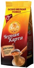 Кофе Черная карта Черная карта 100 гр. для турки молотый пакет (24)
