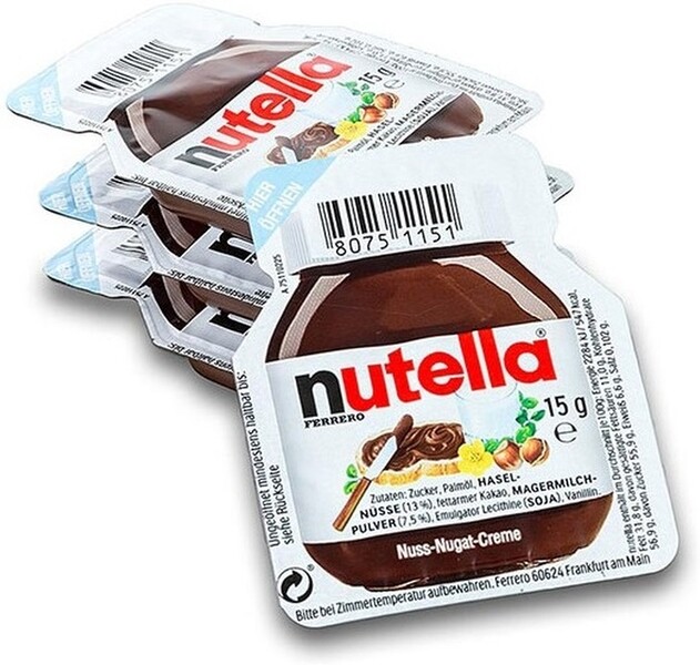 Нутелла Мини Шоколадная паста 15гр. х 4 шт. (Италия)