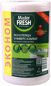 Салфетки для уборки Эконом  Master Fresh, 20х23 см, 1 уп. 150 шт.